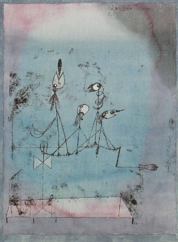 Paul Klee Twittering Machine oil painting picture